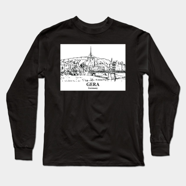 Gera - Germany Long Sleeve T-Shirt by Lakeric