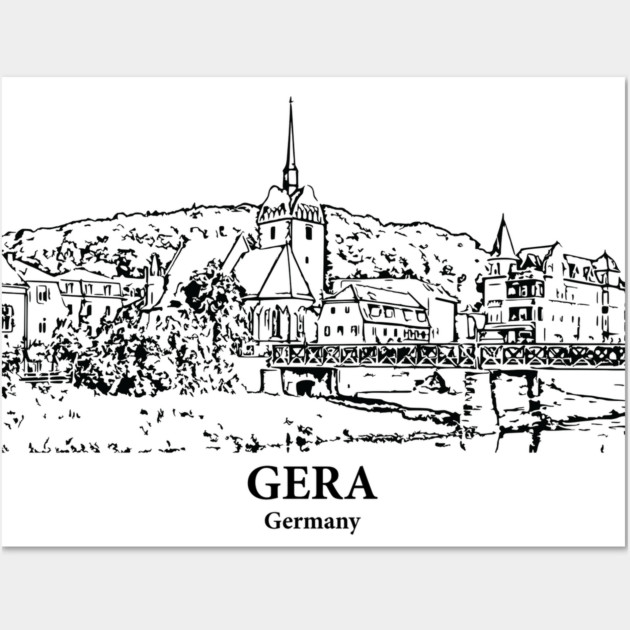 Gera - Germany Wall Art by Lakeric