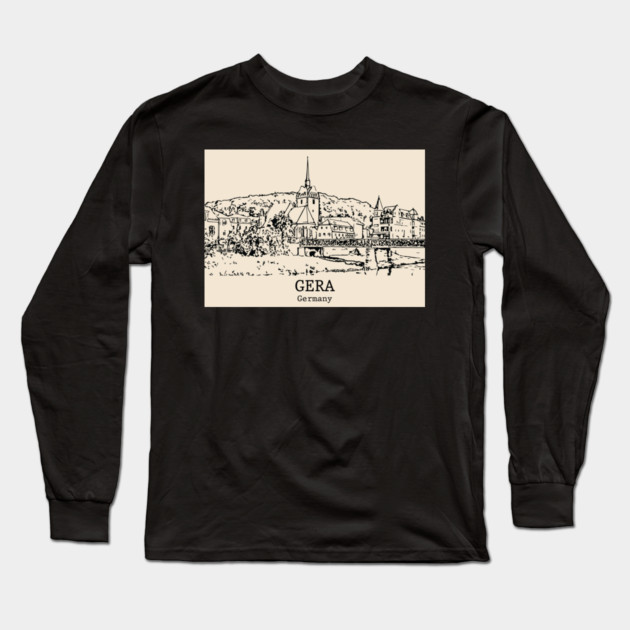 Gera - Germany Long Sleeve T-Shirt by Lakeric