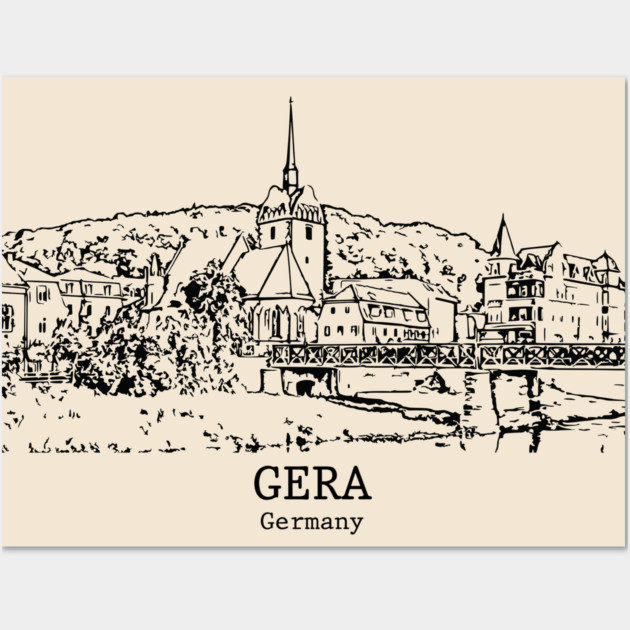 Gera - Germany Wall Art by Lakeric