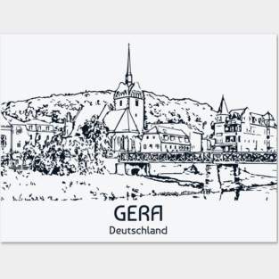 Gera - Deutschland Posters and Art