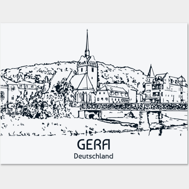 Gera - Deutschland Wall Art by Lakeric