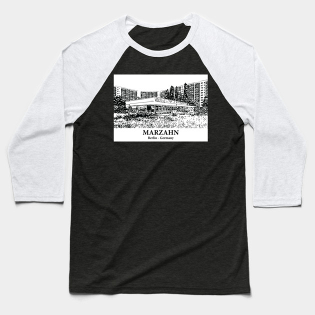 Marzahn - Germany Baseball T-Shirt by Lakeric