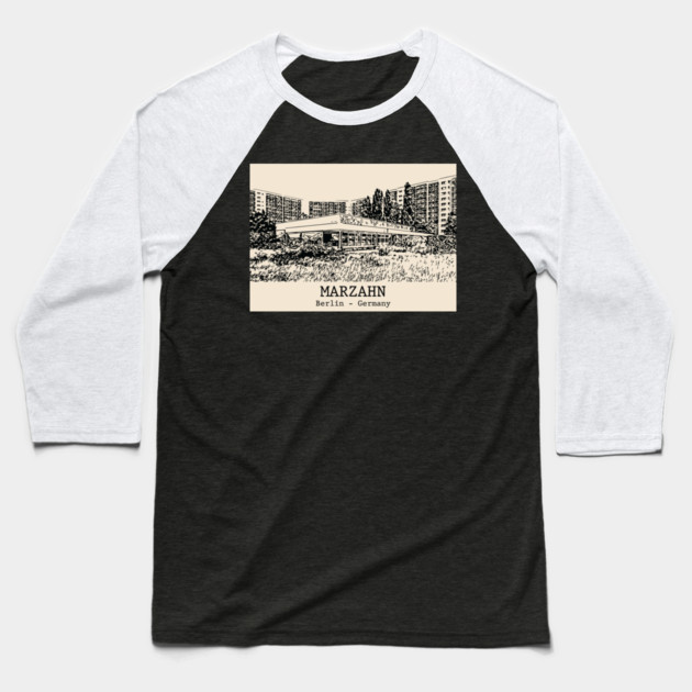 Marzahn - Germany Baseball T-Shirt by Lakeric