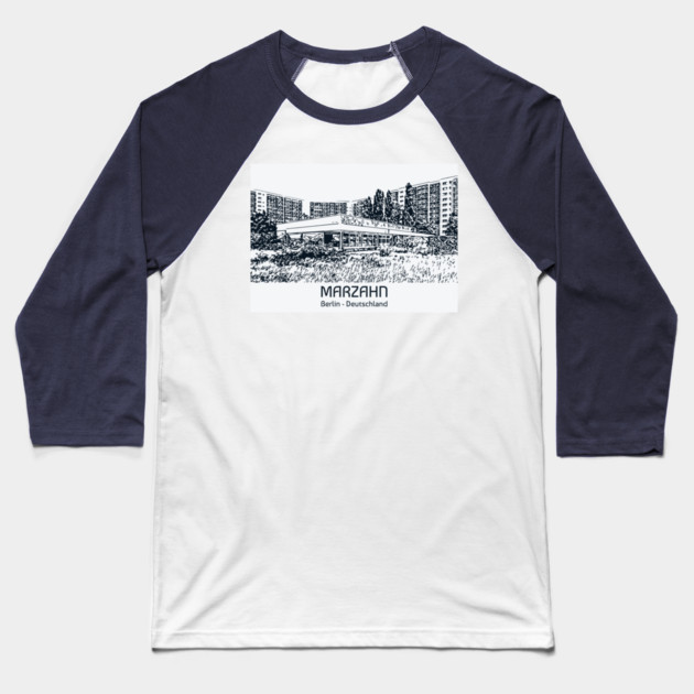 Marzahn - Deutschland Baseball T-Shirt by Lakeric