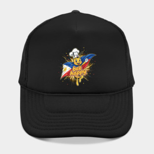 JOLLIBEE BEE HAPPY PHILIPPINE FLAG STICKER Hat