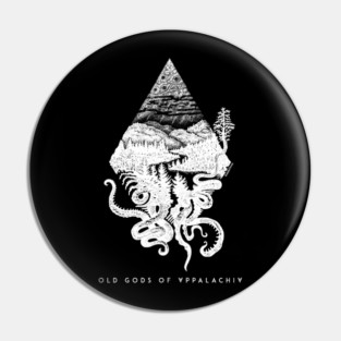 The Old Gods Of Asgard logo Pin