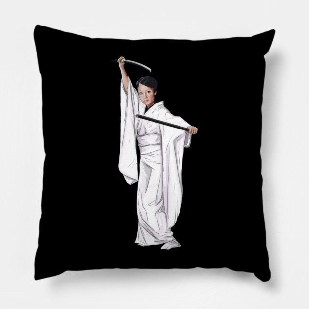 Kill Bill: O-Ren Ishii AKA Cottonmouth Pillow by 51Deesigns