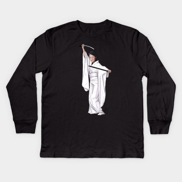 Kill Bill: O-Ren Ishii AKA Cottonmouth Kids Long Sleeve T-Shirt by 51Deesigns