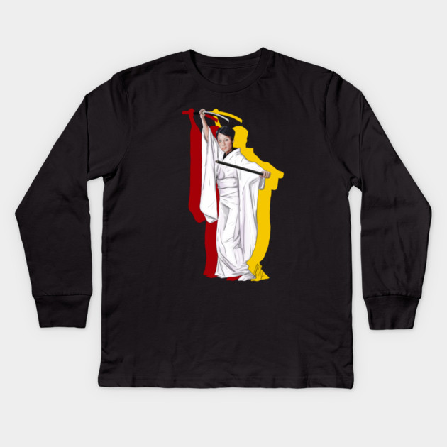 Kill Bill: O-Ren Ishii AKA Cottonmouth [POP!] Kids Long Sleeve T-Shirt by 51Deesigns
