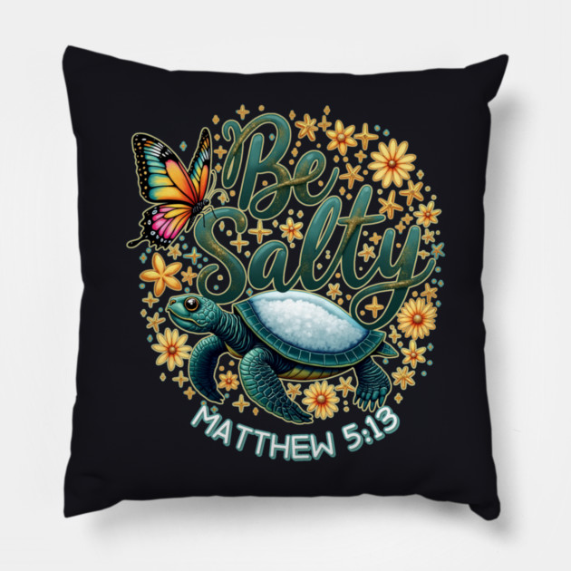 You Are The Salt of the Earth Pillow by Charles's Store 8