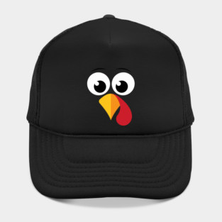 Cute Turkey Face – Funny Minimalist Thanksgiving Hat
