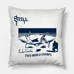 Dodgers World Champs Art Series 2025 Will Smith Pillow