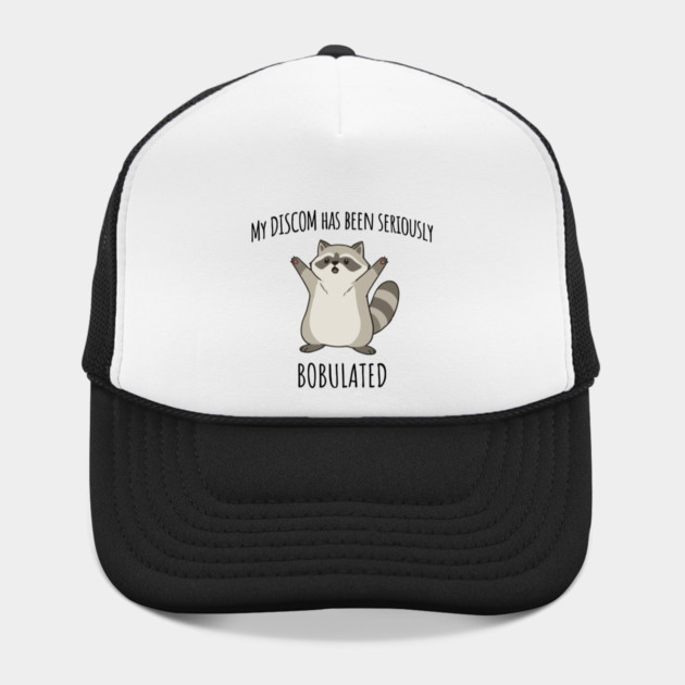 Funny My Discom Has Been Seriously Bobulated Raccoon Wordplay by Luxinda