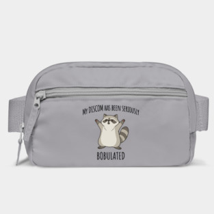 Funny My Discom Has Been Seriously Bobulated Raccoon Wordplay Bag