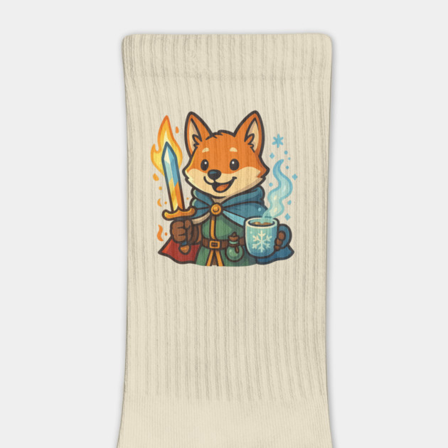 Flint the Ember Fox – Cozy Winter Warrior & Gentle Strength Tee by Anne Lee