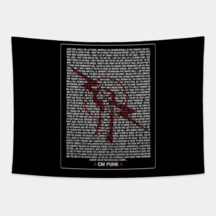 CM Punk Pipe Bomb Tapestry