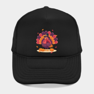 Cute Thanksgiving Turkey with Pilgrim Hat – Funny Fall Holiday Hat