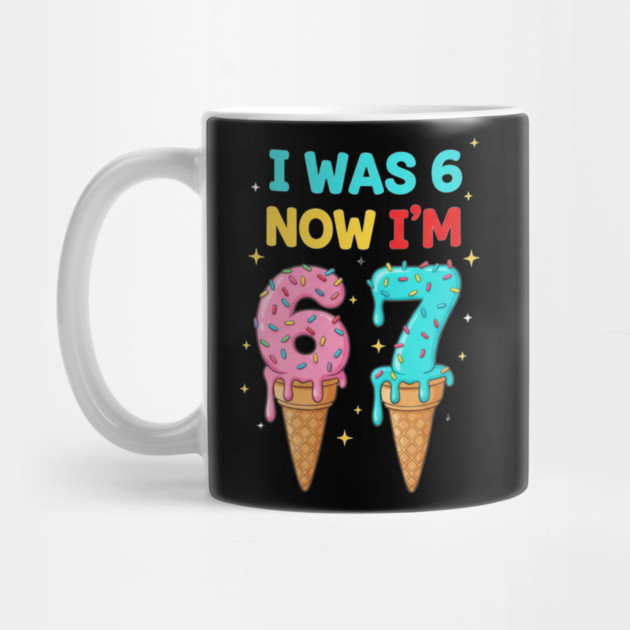Funny 6 To 7 Ice Cream Birthday Graphic by ArtistTee ⭐⭐⭐⭐⭐