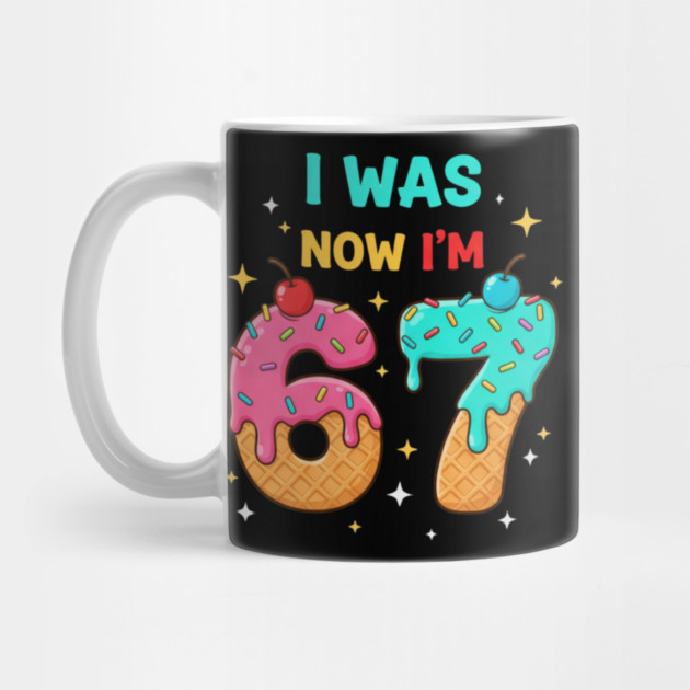 I Was 6 Now I’m 7 Ice Cream Cone Art by ArtistTee ⭐⭐⭐⭐⭐