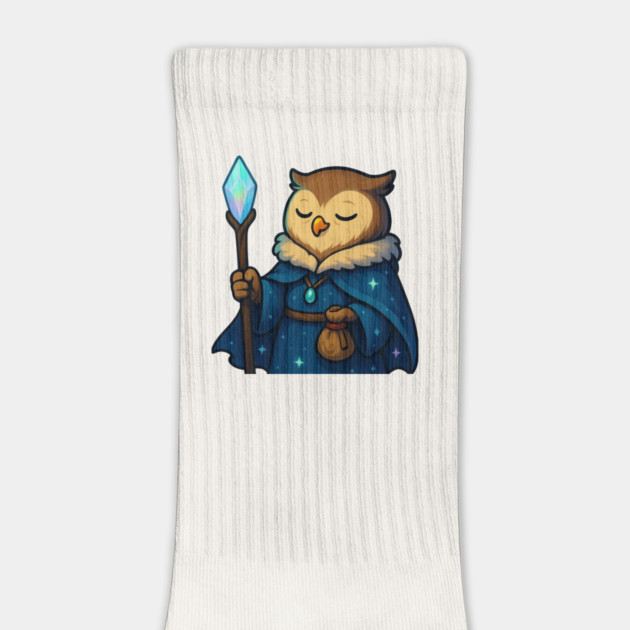 Aurion the Star Sage Owl – Calm Winter Wizard & Gentle Wisdom Tee by Anne Lee