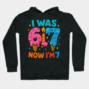 I Was 6 Ice Cream Birthday Design Hoodie