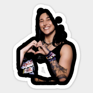 Rhea Ripley Heart Sticker