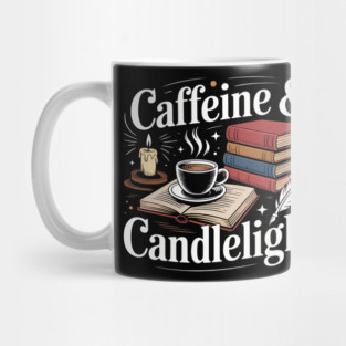 Caffeine & Candlelight - Dark Academia Gothic Aesthetic Mug