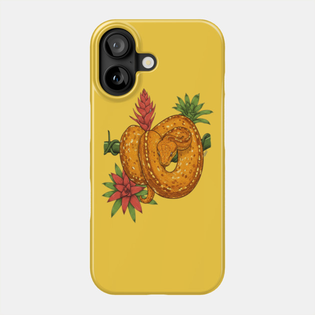 Amazon Tree Boa Tropical Phone Case by BirdsnStuff