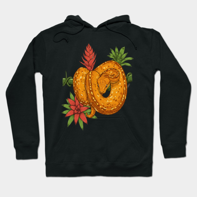 Amazon Tree Boa Tropical Hoodie by BirdsnStuff