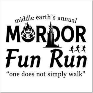 Mordor-Fun-Run Posters and Art