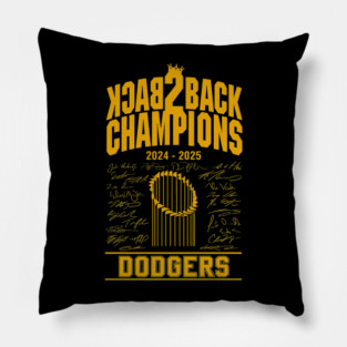 Los Angeles Dodgers World Series 2025 - Los Angeles Dodgers Back To Back Champions 2025 - Los Angeles Dodgers Pillow