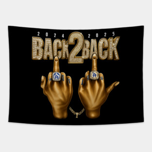 Los Angeles Dodgers World Series 2025 - Los Angeles Dodgers Back To Back Champions 2025 - Los Angeles Dodgers Tapestry