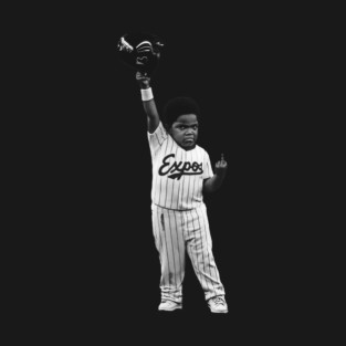 Vladimir Guerrero Jr Born Ready Flipping the Bird bw T-Shirt