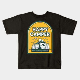 Happy Camper Adventure Kids T-Shirt