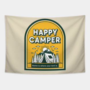 Happy Camper Adventure Tapestry