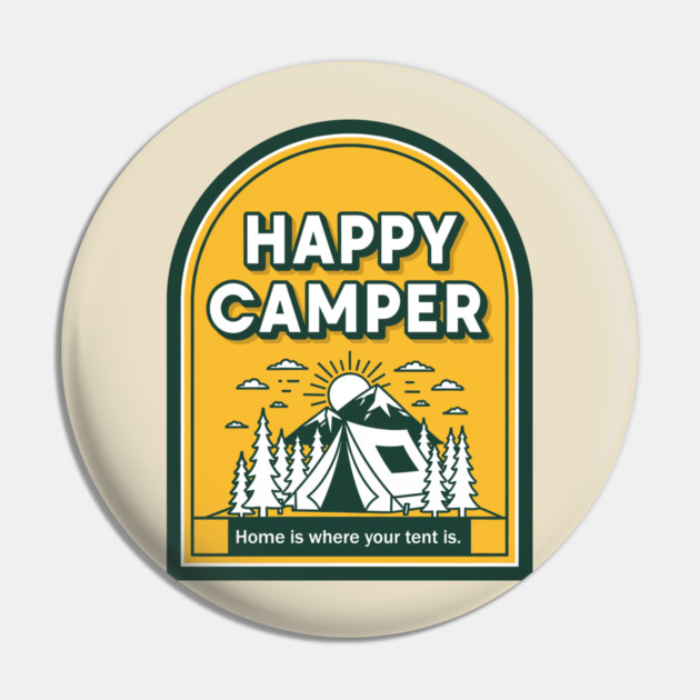 Happy Camper Adventure Pin by enrynz