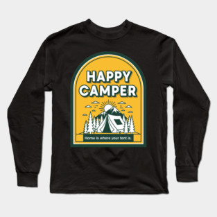 Happy Camper Adventure Long Sleeve T-Shirt