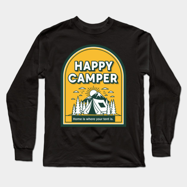 Happy Camper Adventure Long Sleeve T-Shirt by enrynz