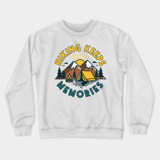Hiking Keeps Memories Crewneck Sweatshirt