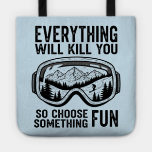 Skiing Adventure Tote