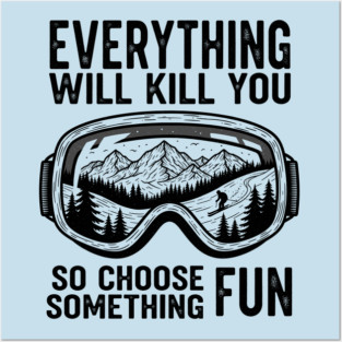 Skiing Adventure Posters and Art