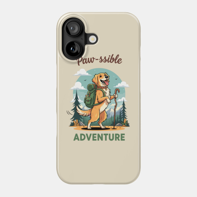 Pawsome Adventure Awaits Phone Case by enrynz