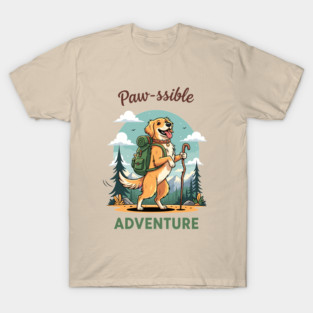 Pawsome Adventure Awaits T-Shirt
