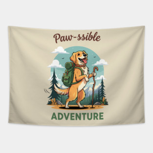 Pawsome Adventure Awaits Tapestry