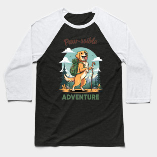 Pawsome Adventure Awaits Baseball T-Shirt