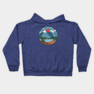 Adventure Awaits, Let's Go Find It Kids Hoodie