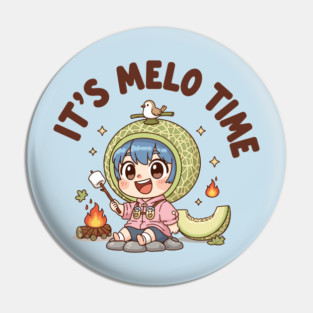 Melon Camping Adventure Pin