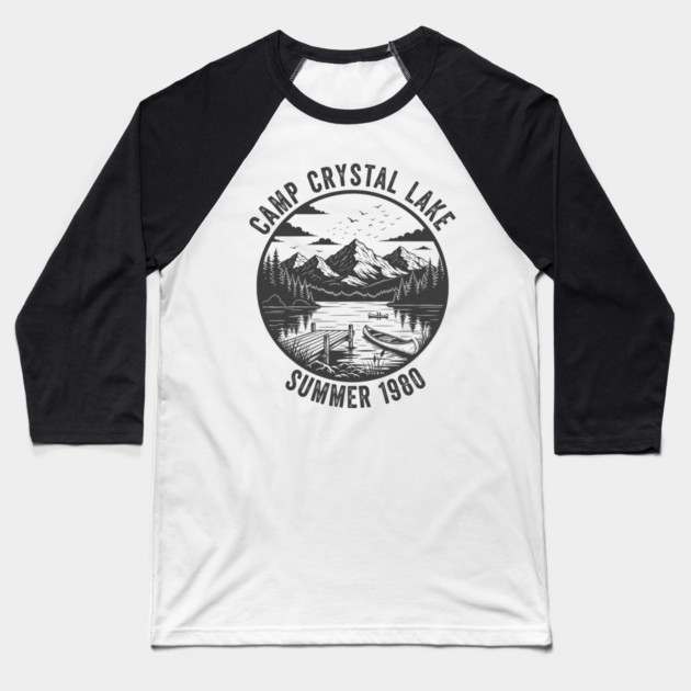 Crystal Lake, Summer 1980 Baseball T-Shirt by enrynz