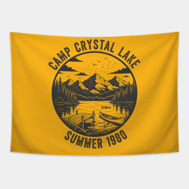 Crystal Lake, Summer 1980 Tapestry by enrynz